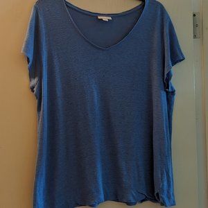 J. Jill linen tee size large